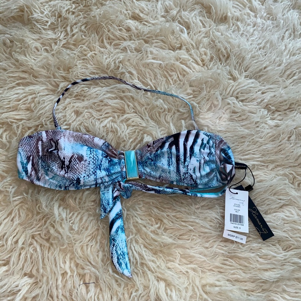 Beautiful bathing suit top.